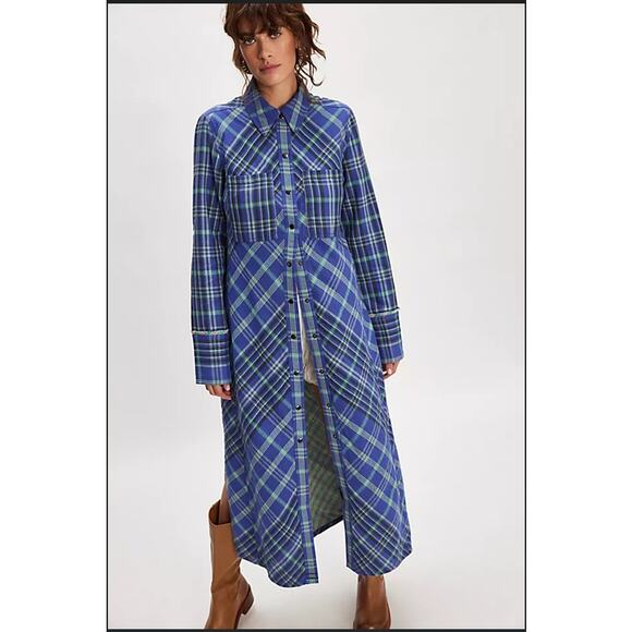 Free People Jackets & Blazers - NEW NWT We The Free Ruth Long Shirt Size 8